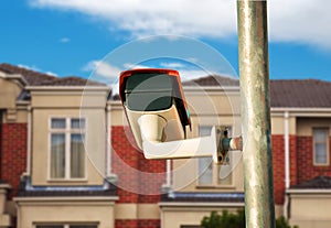 Security camera closeup