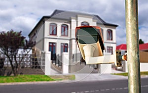 Security camera closeup