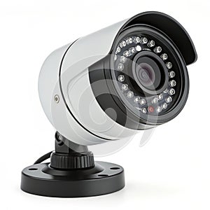 Security camera 3D icon illustration isolated on white background