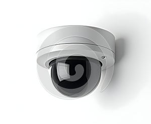 Security Camera Dome Isolated on White