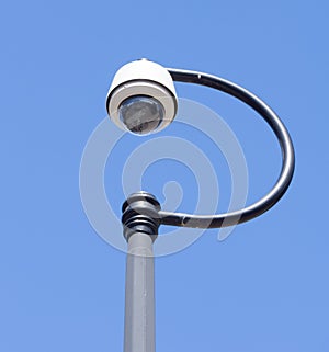 Security Camera Dome On Post