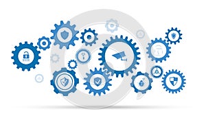 Security camera icon. From cyber security set