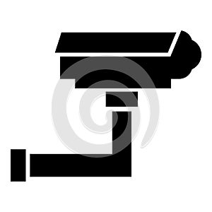 Security camera icon , simple style