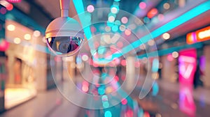 The Security Camera in Mall.AI generated image