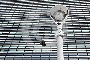 Security Camera in a Modern Building