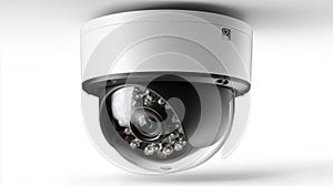 Security camera motion detection system recognizes and identifies people.