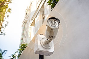 Security camera outdoor building