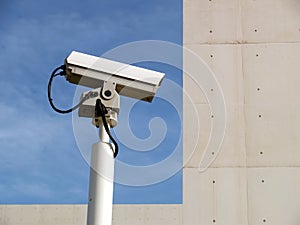 Security camera and sky