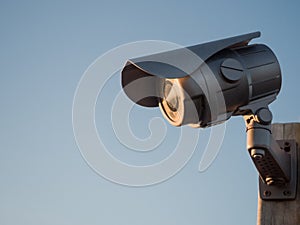 Security camera in the sky