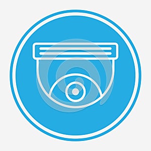 Security camera vector icon sign symbol