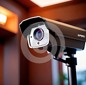 Security cctv camera monitoring and surveillance to guard premises and property