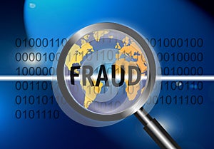 Security Concept Focus Fraud