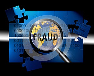 Security Concept Focus Fraud