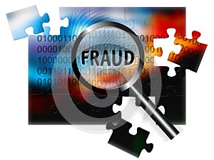 Security Concept Focus Fraud photo