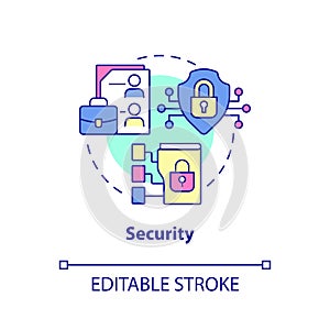 Security concept icon