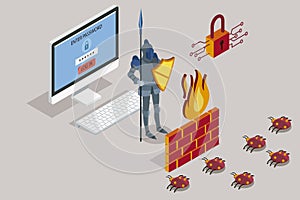 Security data protection with firewall