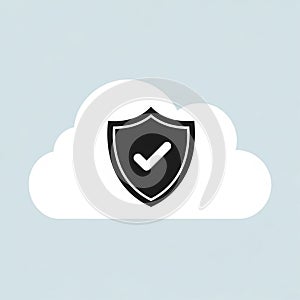 Security or data protection, symbolizing secure and reliable cloud