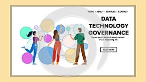 security data technology governance vector