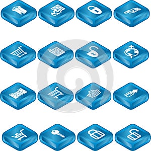 Security and E-Commerce Icon S