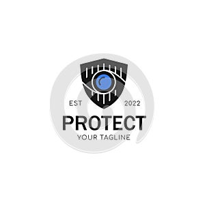Security Eye Logo design template.