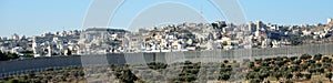 Security fence, separation barrier. Jerusalem. Israel 