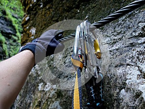 Security on the ferrata