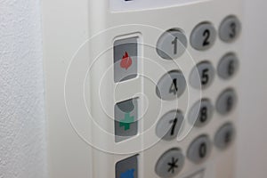 Security and fire alarm device photo