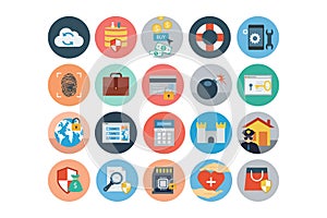Security Flat Colored Icons 4