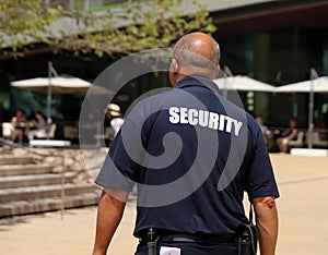 Security Guard On Duty