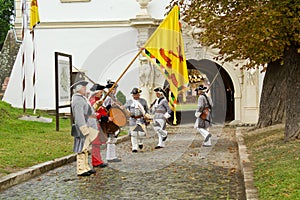 Security guard of the fortress Alba Carolina