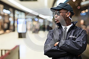 Security Guard In Shopping Mall