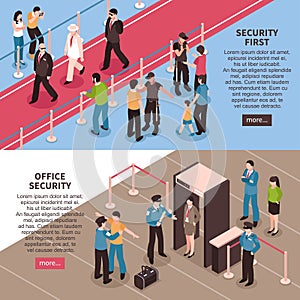 Security Horizontal Banners Set