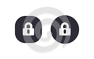 Security icon button vector illustration scalable vector design