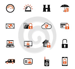 security icon set