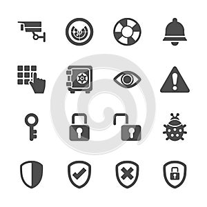 Security icon set 2, vector eps10