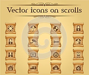 security icon set