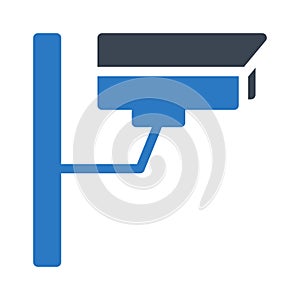 Security vector glyph color icon