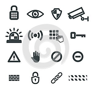 Security icons