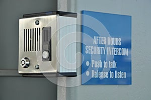 Security intercom