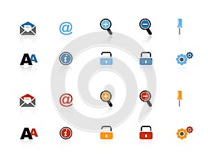 Security and internet web icon set