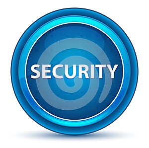 Security Eyeball Blue Round Button