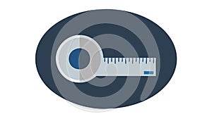 Security Key Icon for Access, Unlock, and Digital Protection, vector design Generative AI