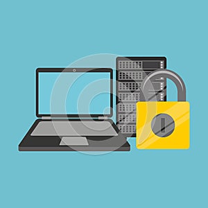 Security laptop data server