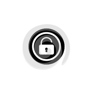 Security logo vector icon