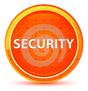 Security Natural Orange Round Button