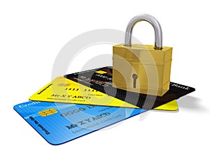 Security Pad Lock on Credit Cards