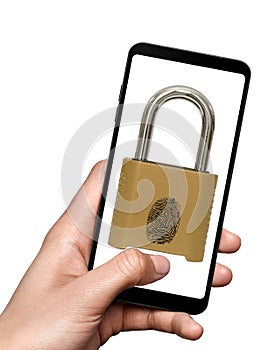 Security of personal data on a smartphone, methods of protection and unlocking. A fingerprint is an impression left by the frictio