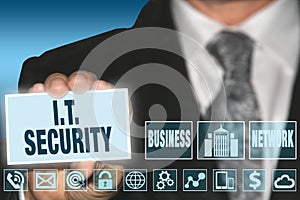 IT Security protection Concept, Cyber Security, Privacy, Business,and Internet Technology.