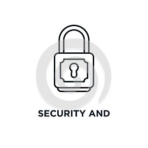 security and protection icon. secure browsing concept symbol des