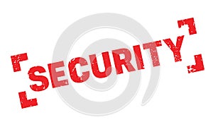 Security rubber stamp